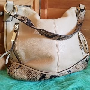 B makowsky leather hobo purse with small wallet